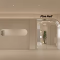 Modern Beauty Nail Salon Interior Design With Stylish Entrance And Decor