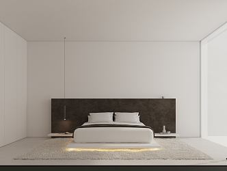 Modern Bedroom Minimalist Bedroom 3d model