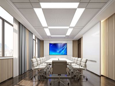 Modern Meeting Room Small Meeting Room 3d model