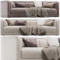 Modern Fendi double sofa 3d model