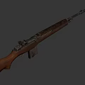 Vintage Bolt Action Rifle Featuring Wooden Stock And Metal Barrel Design