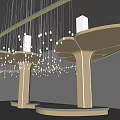 Modern Column Decorative Column Modeling Column Wrappage Column Special-shaped Column 3d model