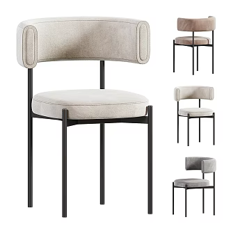 Modern single chair 3d model