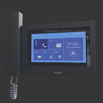 Visual Access Control Visual Telephone Video Telephone Access Control Intercom System Building Video Intercom System Electronic Equipment Intelligent Electronics 3d model