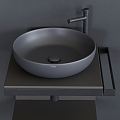 Modern wash basin simple wash basin 3d model