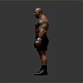 Muay Thai Tyson Free Fight Fighting Athlete Muay Thai Athlete Boxer Boxer Athlete 3d model