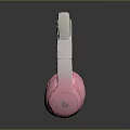 Cute Pink Over Ear Computer Headphones With Cat Ear Design For Kids