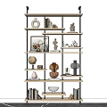 Modern Decorative Frame Decorative Frame Ornaments Combination 3d model