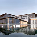New Chinese Exhibition Hall Architecture Art Museum Architecture Museum Architecture Sales Department Architecture 3d model