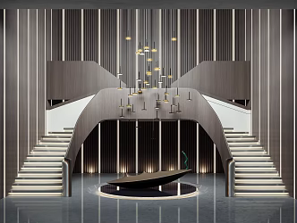 Modern Stairs 3d model