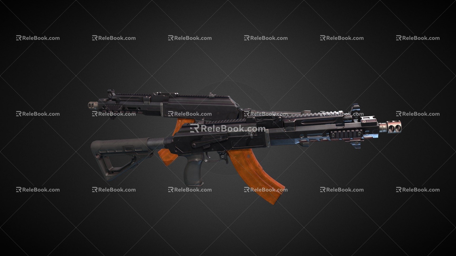 AK MB47 Rifle 3d model