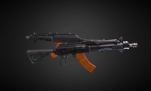 AK MB47 Rifle 3d model