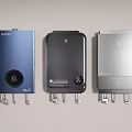 Household Appliances Vanward Water Heaters in Blue Black Silver with Digital