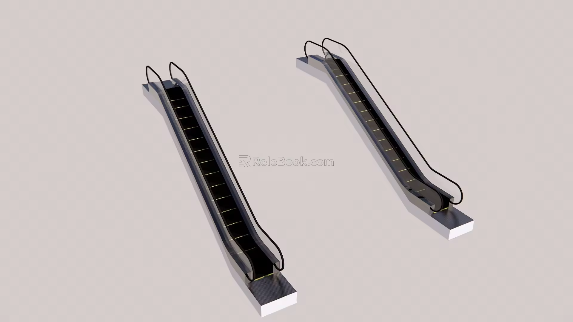 modern elevator escalator 3d model