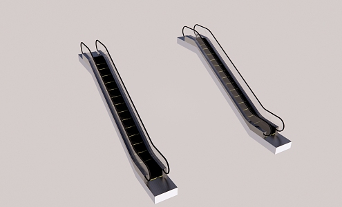 modern elevator escalator 3d model