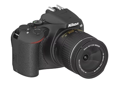 Nikon Digital Camera with NIKKOR AF-P DX Lens Compact Design and High Performance Features 3d model