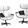 Green Velvet Office Chairs With Wooden Armrests Black Cushions And Wheels