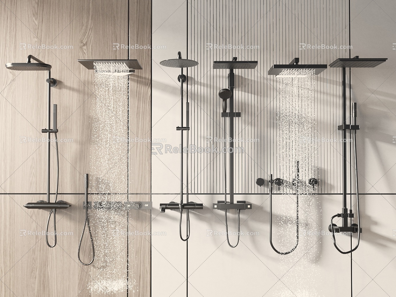 Modern Shower Shower 3d model