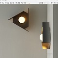 Modern wall lamp industrial wind wall lamp metal wall lamp 3d model