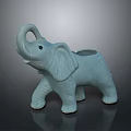 Stylish Elephant Shaped Ceramic Planter Home Furniture Decor With Modern Design