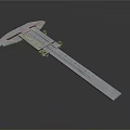 Professional Silver Metal Vernier Caliper Precision Measuring Tool With Sliding Scale