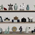 New Chinese-style Ornaments Combination Ornaments 3d model