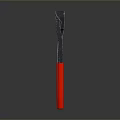 Industrial Pliers With Black Metal Body And Red Handles For Professional Use