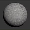 Light Colored Sphere With Detailed Intricate Textured Surface On Dark Background 3d model