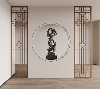 New Chinese Entrance 3d model