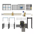 Public Facilities For Entrance Security Including Gates Barriers Detectors And Turnstiles