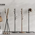 Poliform Hardware Tools Modern Coat Racks With Metal Wooden Design And Home Accessories