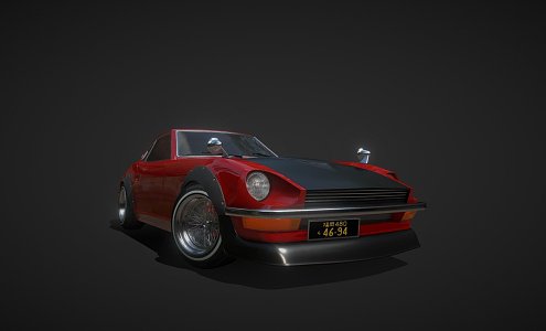 Dartsun 240z custom car 3d model