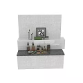 Daily Cleaning Products With Glass Bottles Green Towels Natural Lemon And Soap Bars