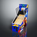 Modern game machine game machine operation bar operation bar arcade machine operation bar handle operation handle game machine keyboard 3d model