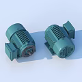 Two Green Household Electric Motors With Compact Structure For Daily Use