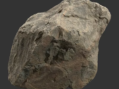 Natural Wood Stone Block With Rough Surface And Authentic Texture For Architectural Use 3d model