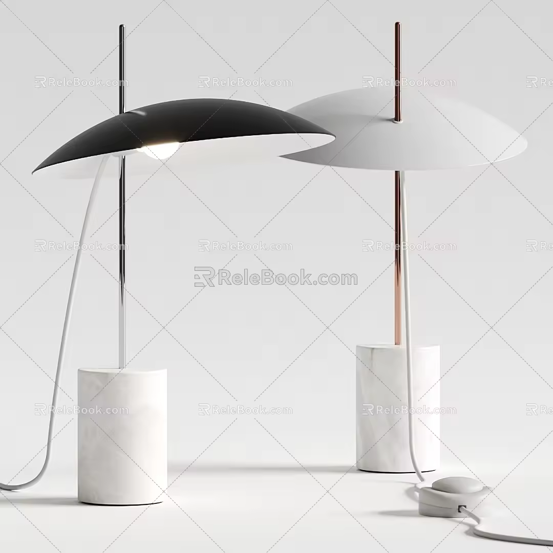 Modern table lamp 3d model