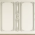 Elegant Wall Paneling With Ornate Carvings For Interior Decor