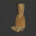 Wooden Prosthetic Hand Medical Device for Rehabilitation and Mobility Support