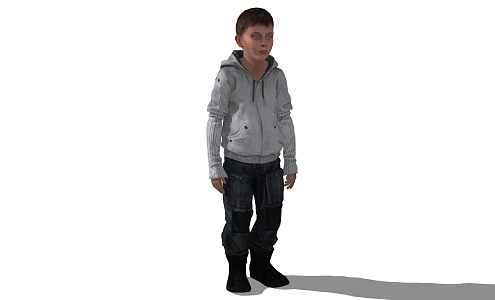 modern man 3d model