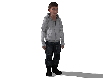 modern man 3d model