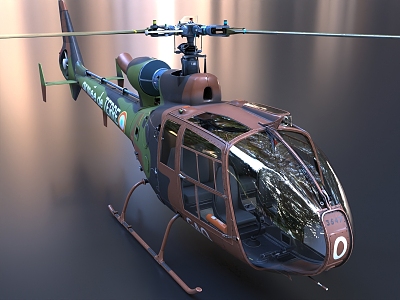 Helicopter 3d model