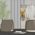 Modern Elegant Ottoman With Soft Fabric Leather Accents And Metal Base In Living Room