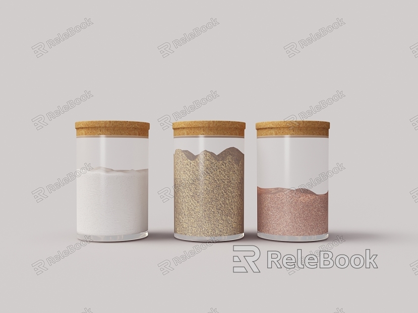 Kitchen Seasoning Plastic Bottle Salt Pepper Pepper model