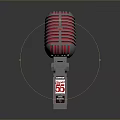 Microphone Amplifier Capacitor Microphone High-end Microphone Wheat Desktop Microphone Broadcasting Microphone 3d model