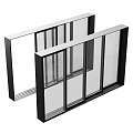 window window window frame sliding window casement window 3d model