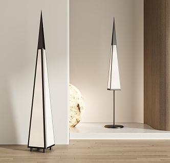 Floor lamp combination 3d model