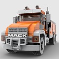 Lego toy building blocks truck engineering crane 3d model