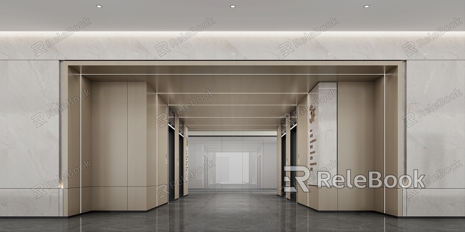 Elevator hall model