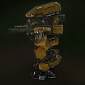 Robot Machine Fighting Robot Mechanical Instrument Future Warrior Future Fighting Machine 3d model